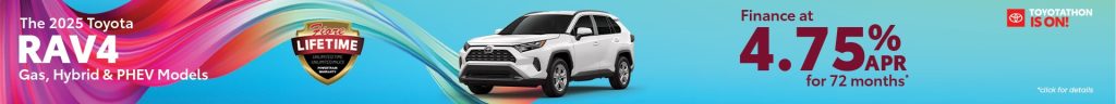 2025 Toyota RAV4 – Finance at 4.75% APR for 72 Months