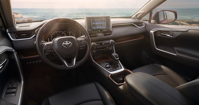 A Hybrid for Everyone at Fiore Toyota | The interior of toyota RAV4