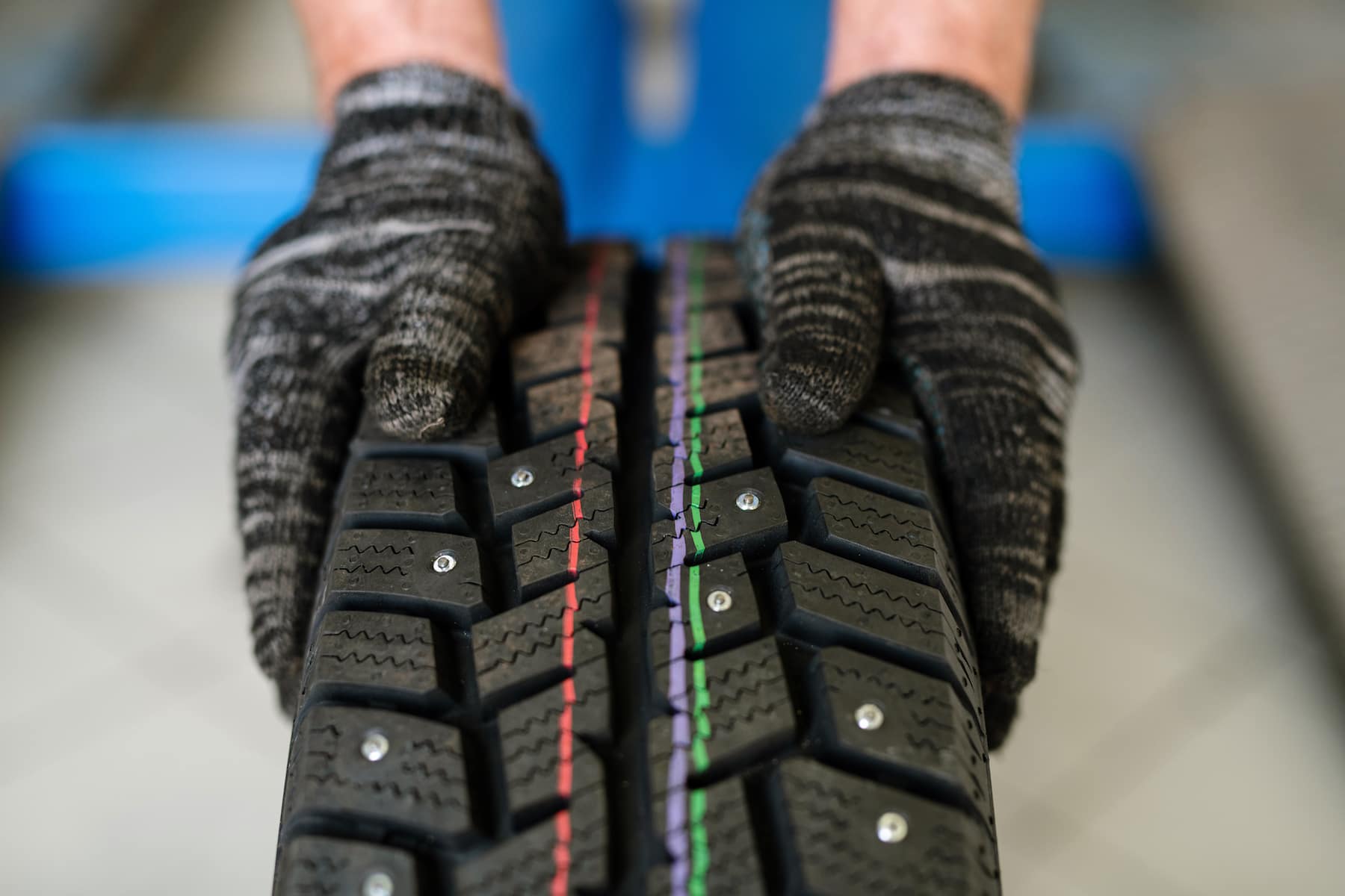 How to check your tires' health at Fiore Toyota of Hollidaysburg | man holding a tire