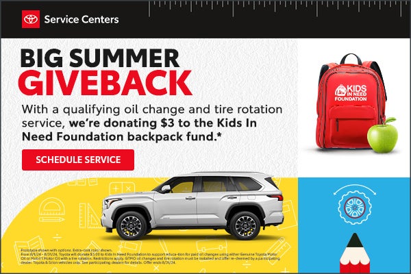 big summer giveback