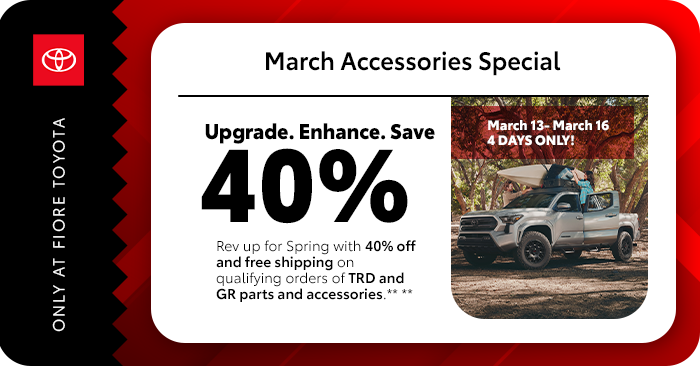 March Accessories Special