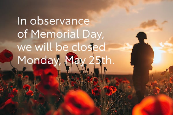 Closed Memorial Day