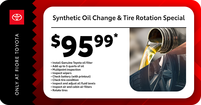 Synthetic Oil Change And Tire Rotation Special